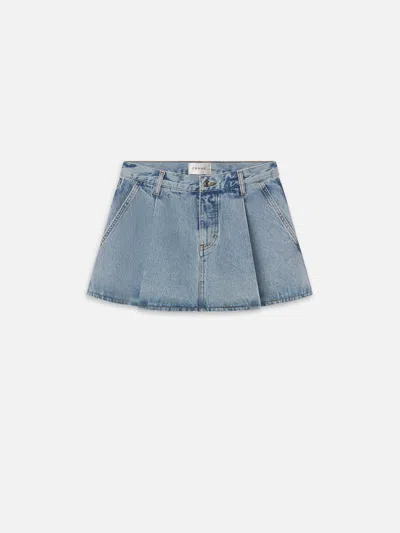 Frame The Pleated Skirt In Blue