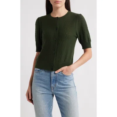 Frame The Pointelle Wool & Cashmere Cardigan