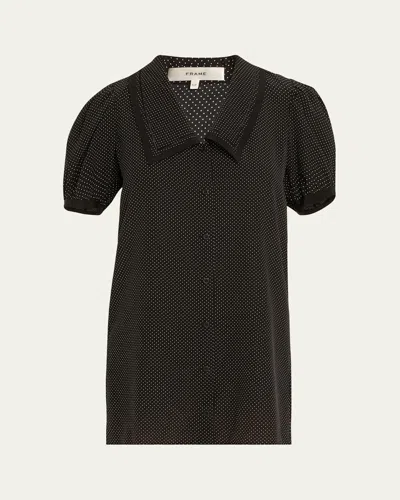 FRAME THE POLKA DOT SAILOR DRESS