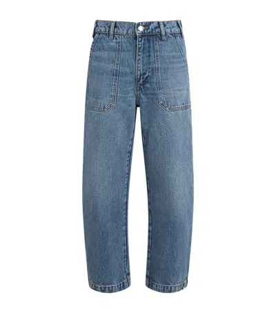 Frame The Ranger Wide Jeans In Blue