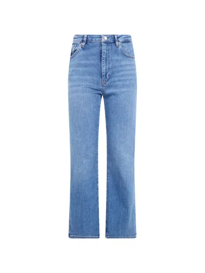 Frame The Reboot Bootcut Jeans In Blue
