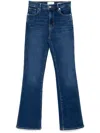 Frame The Reboot Crop Bootcut Jeans In Blue