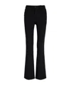 Frame The Reboot Crop Boot-leg Jeans In Black