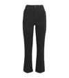 Frame The Reboot Crop Bootcut Jeans In Black