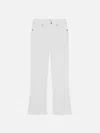 Frame The Reboot Crop Bootcut Jeans In White