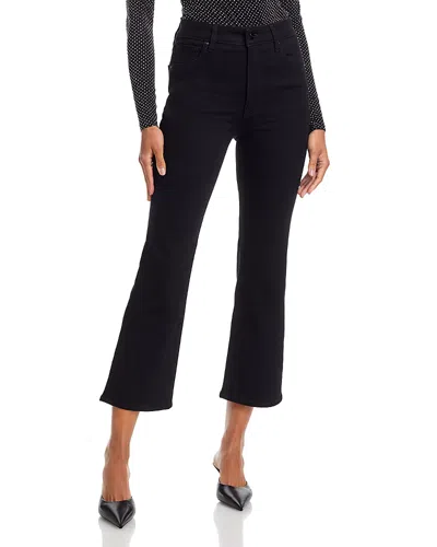 Frame The Reboot Crop High Rise Ankle Jeans In Black