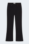 Frame The Reboot Crop Bootcut Jeans In Black