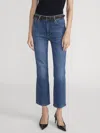 Frame Reboot High Rise Cropped Jeans In Foxley In Multi