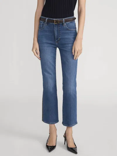 Frame The Reboot Crop Jean In Foxley In Blue