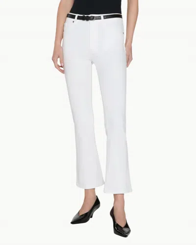 Frame The Reboot Crop Jean In White