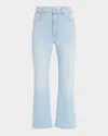 Frame The Reboot High Waist Crop Flare Jeans In Float