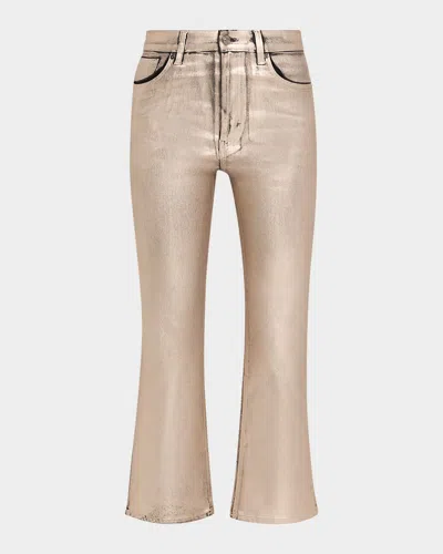 Frame The Reboot Crop Jeans In Gold