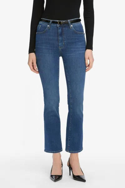 Frame The Reboot Crop Jeans In Femma In Blue