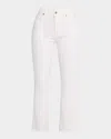 Frame The Ruler Crop Jeans In White