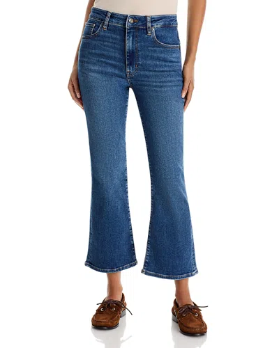 Frame The Reboot Crop Mid Rise Bootcut Jeans In Eira In Blue