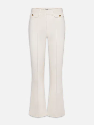 Frame The Reboot Crop Trouser Pants In White