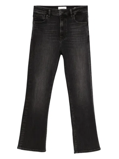 Frame The Reboot Cropped Jeans In Black