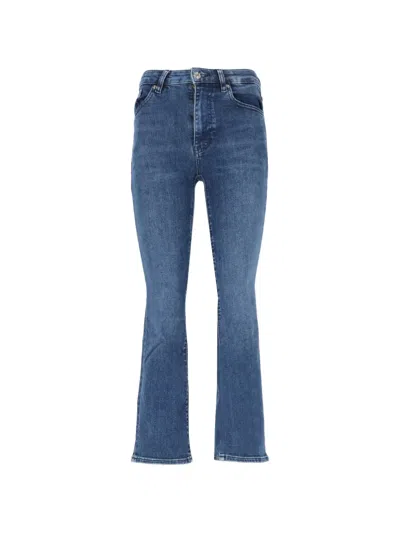Frame The Reboot Cropped Jeans In Blue