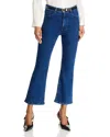 Frame The Reboot High Rise Ankle Bootcut Jeans In Keepsake In Loner