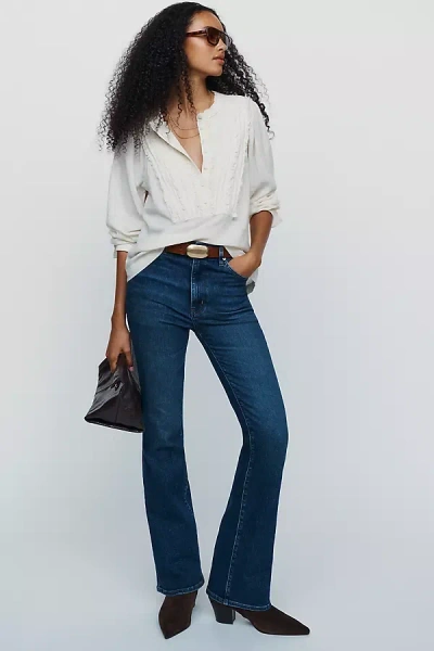 Frame The Reboot High Rise Bootcut Jeans In Blue