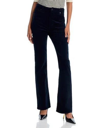 Frame The Reboot High Rise Corduroy Jeans In Navy In Blue