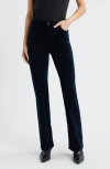 Frame The Reboot High Waist Bootcut Corduroy Jeans In Blue