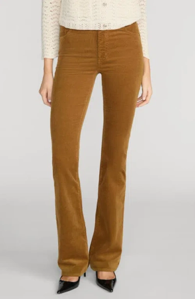 Frame The Reboot High Waist Bootcut Corduroy Jeans In Bronze