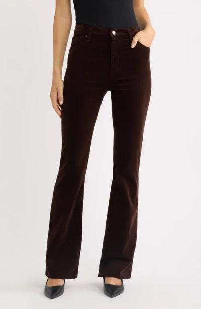 Frame The Reboot High Waist Bootcut Corduroy Jeans In Espresso