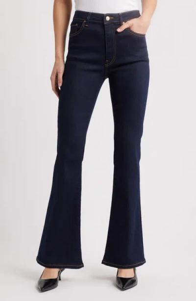 Frame The Reboot High Waist Bootcut Jeans In Stargirl