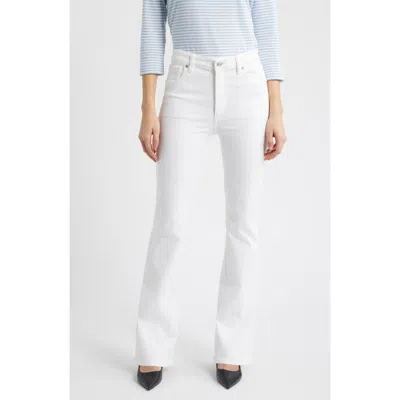 Frame The Reboot High Waist Bootcut Jeans In White