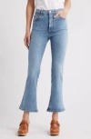 Frame The Reboot High Waist Crop Flare Jeans In Lark