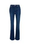 Frame Le Crop Mini Boot Mid-rise Bootcut Jeans In Blue
