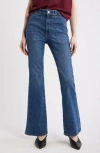 Frame The Reboot Modern Pocket Bootcut Jeans In Blue