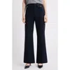 Frame The Modernist High Waist Wide Leg Pants In Blue