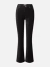 Frame The Reboot Velveteen Bootcut Jeans In Black