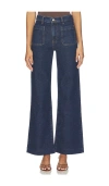Frame Flared Jeans In Blue