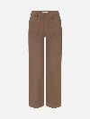 Frame Patch Pocket Jeans In Brown