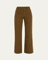 Frame The Refined Cotton Twill Jeans In Brown