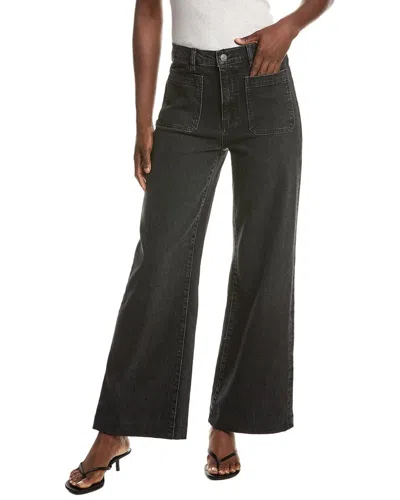 Frame The Refined Vector Wide Leg Jean In Grey