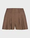 Frame The Refract Mini Shorts In Multi