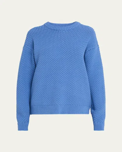 Frame The Regatta Crewneck Sweater In Blue