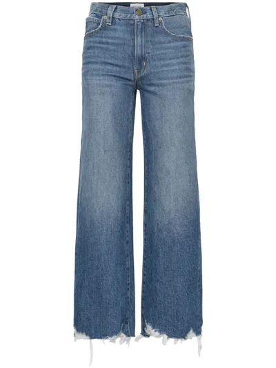 Frame The Relaxed Straight Jeans In Blue