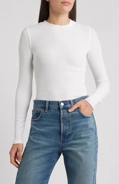 FRAME FRAME THE RIB CREWNECK TOP