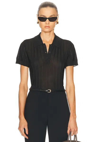 FRAME THE RIBBED POLO