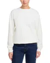 Frame The Ritz Unisex Crewneck Sweatshirt In White