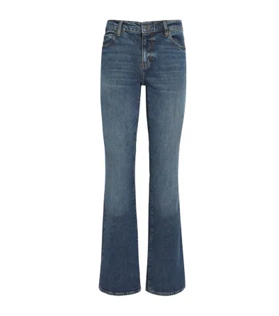 Frame The Rodeo Bootcut Jeans In Blue