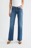 Frame The Pixie Rodeo Bootcut Jeans In Nebula In Blue