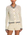 Frame The Rookie Cardigan In White
