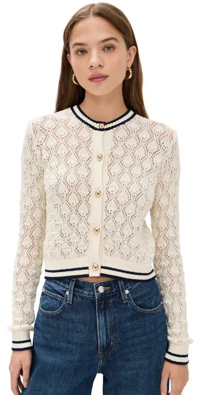 FRAME THE ROOKIE CARDIGAN CREAM MULTI