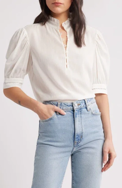 FRAME FRAME THE RUFFLE COLLAR TOP